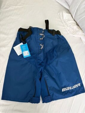 BAUER HOCKEY PANT COVER / SHELL - SENIOR - SMALL - Royal Blue Color
